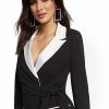 Dresses * | Black Blazer Dress Black - Black