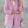 Coats & Jackets * | Janie Pocketed Blazer Lilac