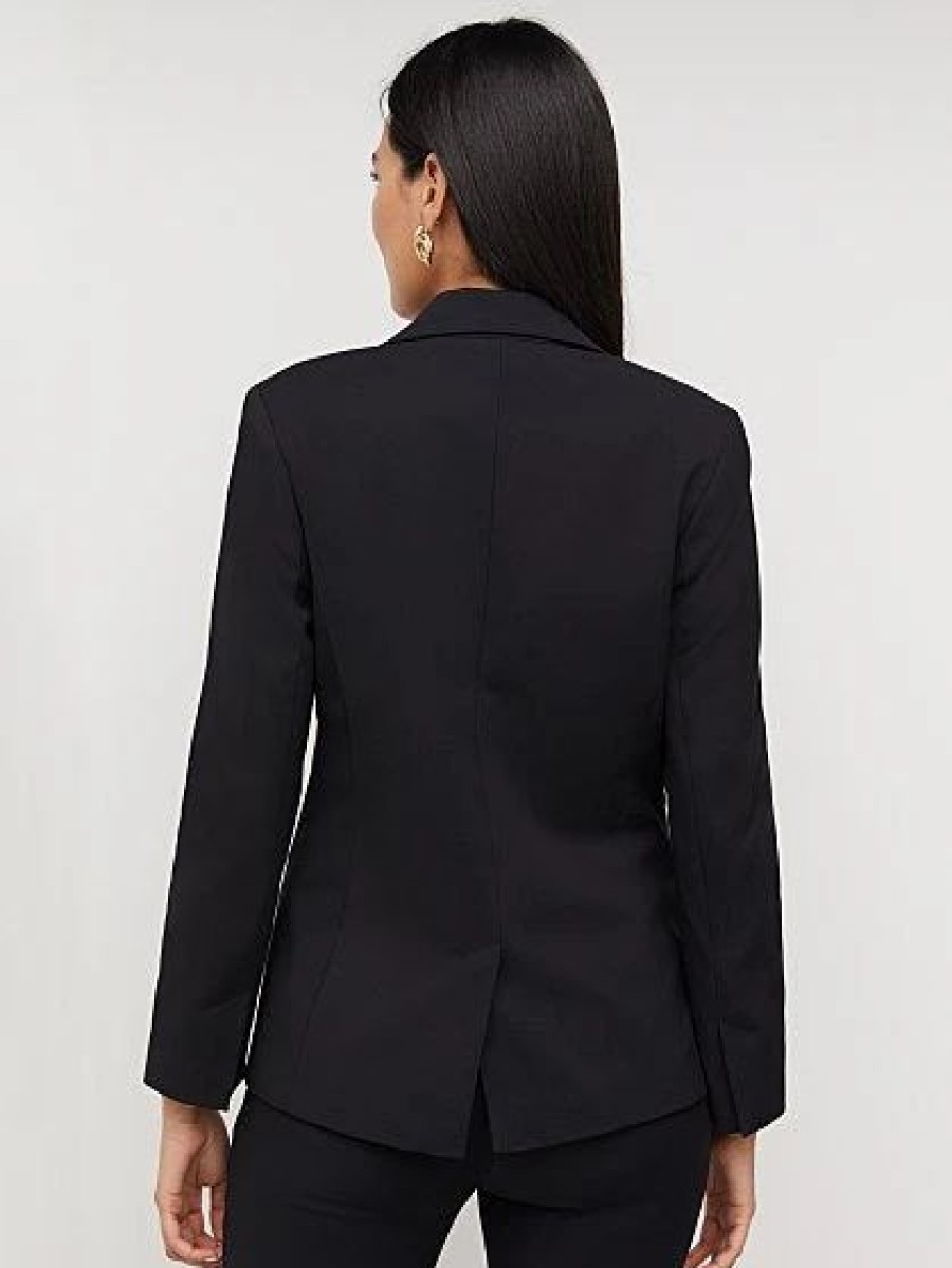 Jackets * | Single-Button Cutaway Blazer All Season Stretch