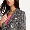 Jackets * | Rainbow Boucle Blazer Fore Collection Black - Black