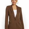 Jackets * | 2-Piece Single-Breasted Blazer & Pant Set Luxy Usa