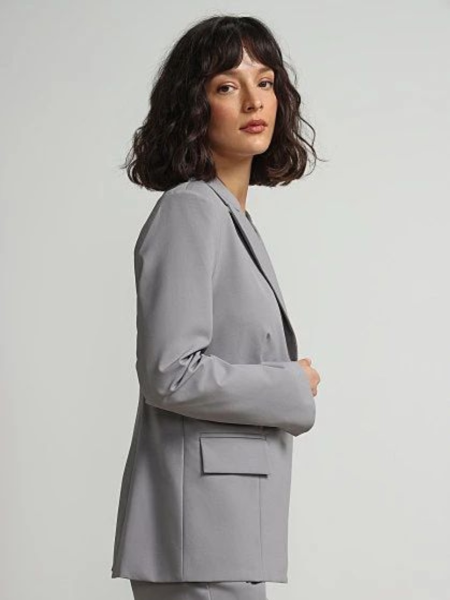 Jackets * | Single-Button Blazer Fit To Flatter