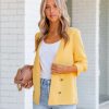 Blazers * | Mercedes Ruched Sleeve Blazer Final Sale