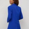 Jackets * | Oversized Two-Button Blazer Denim - Blue Plum