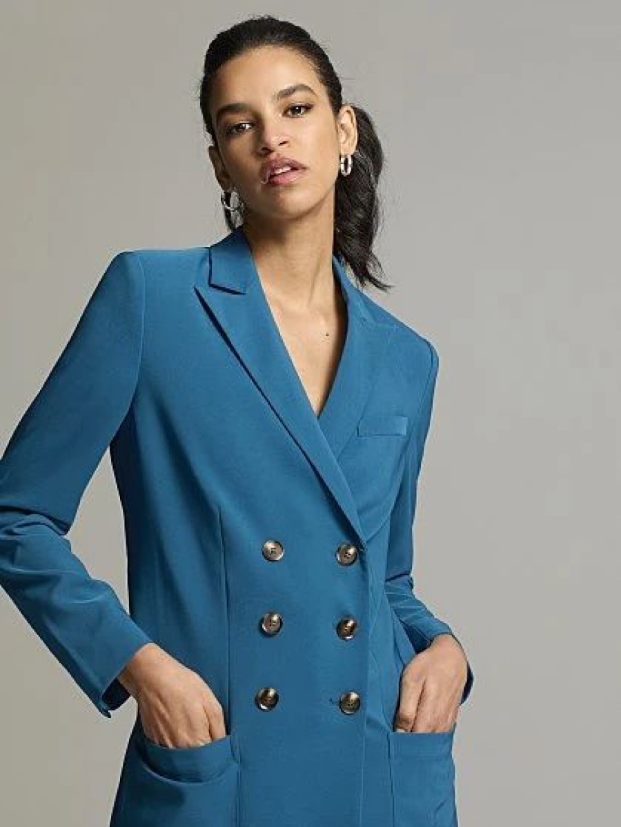 Jackets * | Mae Double-Breasted Blazer