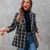 Blazers * | Ivy League Plaid Blazer Final Sale