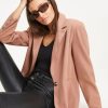 Blazers * | Aubrielle Pocketed Blazer Camel Final Sale