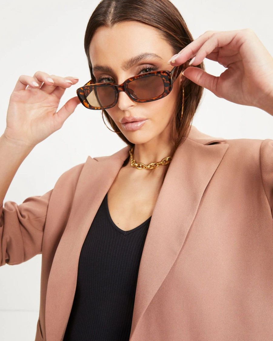 Blazers * | Aubrielle Pocketed Blazer Camel Final Sale