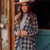 Blazers * | Isaac Pocketed Plaid Blazer Final Sale