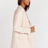 Jackets * | Oversized Single-Breasted Blazer Crescent Natural - Beige