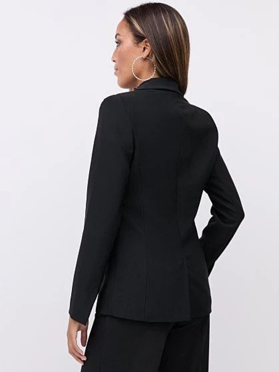 Jackets * | Two-Button Tailored Blazer Premium Stretch