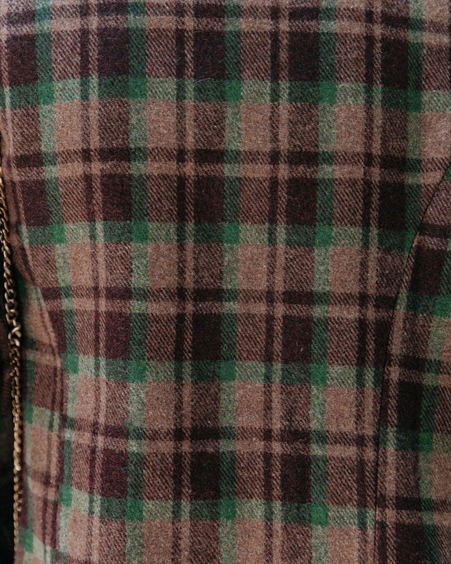 Blazers * | Pappy Plaid Double Breasted Blazer Final Sale