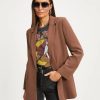 Blazers * | Start Of Something New Pocketed Blazer Mocha Final Sale