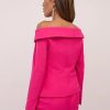 Jackets * | Off-The-Shoulder Double-Breasted Blazer