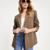 Blazers * | Aubrielle Pocketed Blazer Coco Final Sale