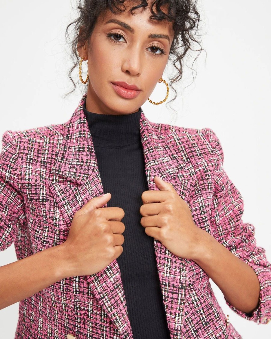 Blazers * | Elle Woods Tweed Blazer Final Sale