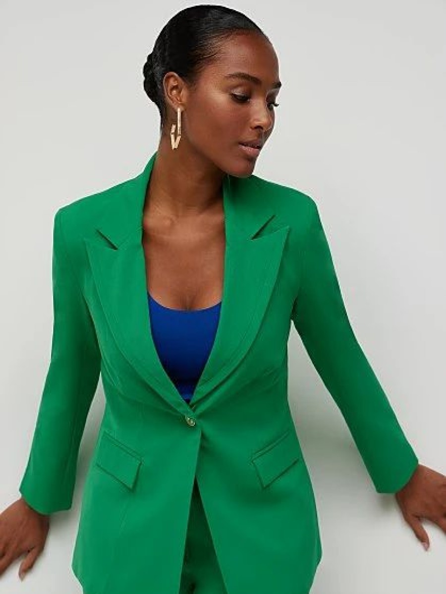 Jackets * | Single-Button Blazer Essential Stretch