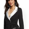 Dresses * | Black Blazer Dress Black - Black