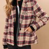 Blazers * | Good Tidings Pocketed Plaid Blazer Final Sale