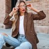 Blazers * | Glasgow Pocketed Herringbone Blazer Last Chance