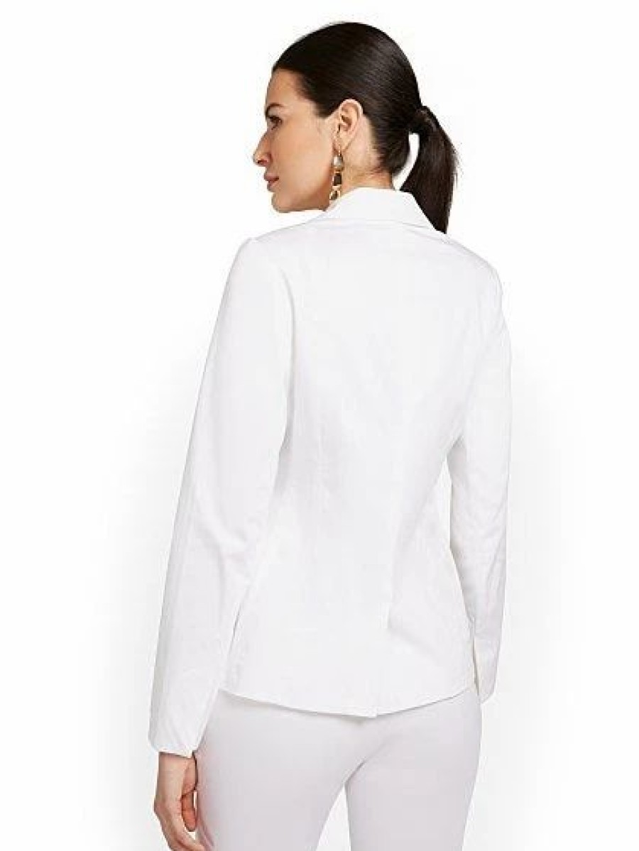 Jackets * | Patch-Pocket Blazer White - Optic White