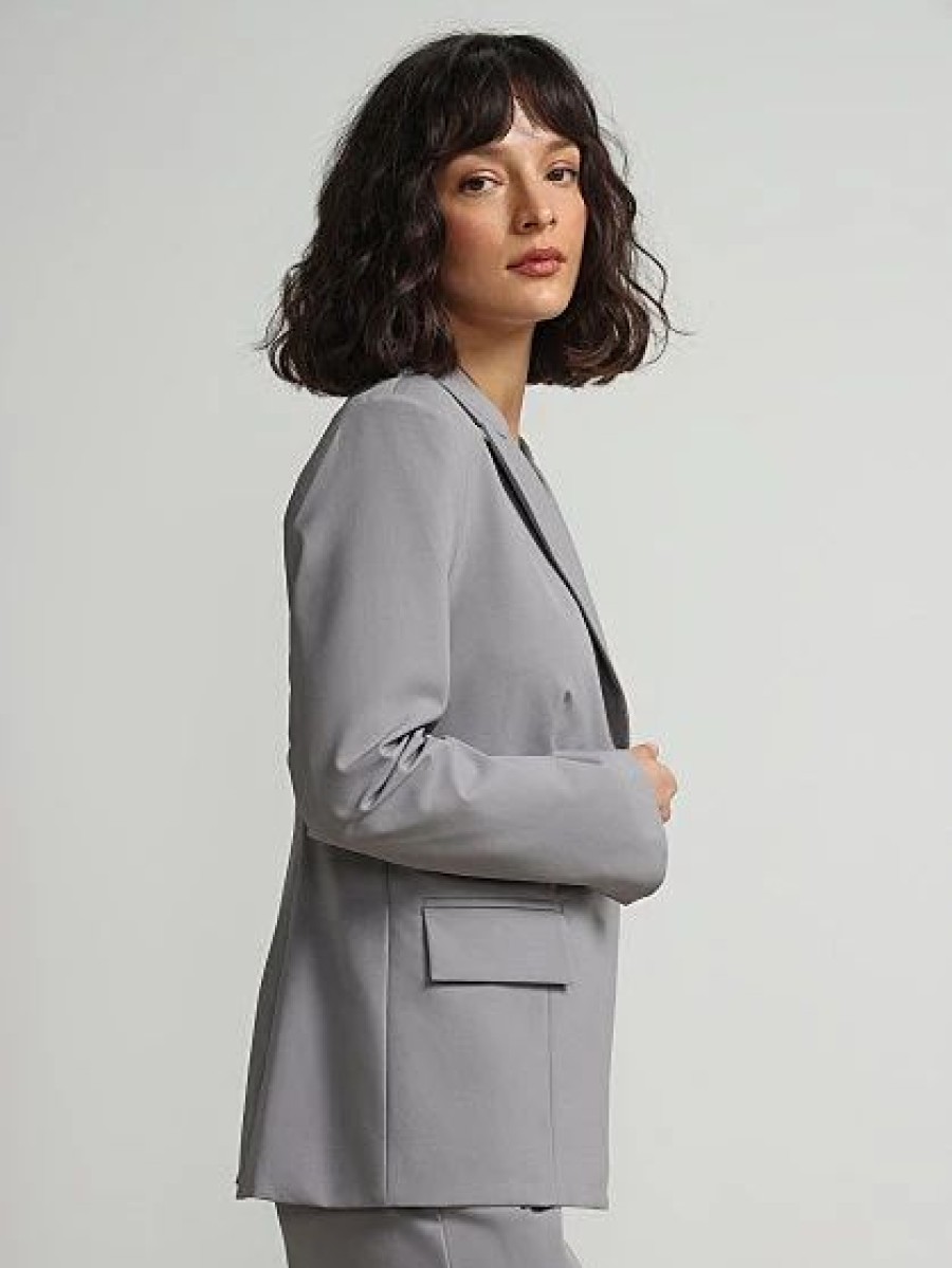 Jackets * | Single-Button Blazer Fit To Flatter