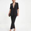 Blazers * | Always A Party Sequin Contrast Blazer Black Final Sale