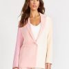 Jackets * | Colorblock Blazer Endless Rose Pink - Pink