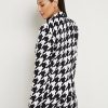 Jackets * | Houndstooth Blazer Black - Black/White