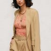 Jackets * | Oversized Boyfriend Blazer Endless Blu Natural - Camel