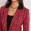 Jackets * | Menswear Tweed Double Breasted Blazer Aaron & Amber