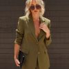 Coats & Jackets * | Aria Pocketed Blazer Olive