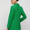 Jackets * | Tweed Double-Breasted Blazer Green - Green Grove